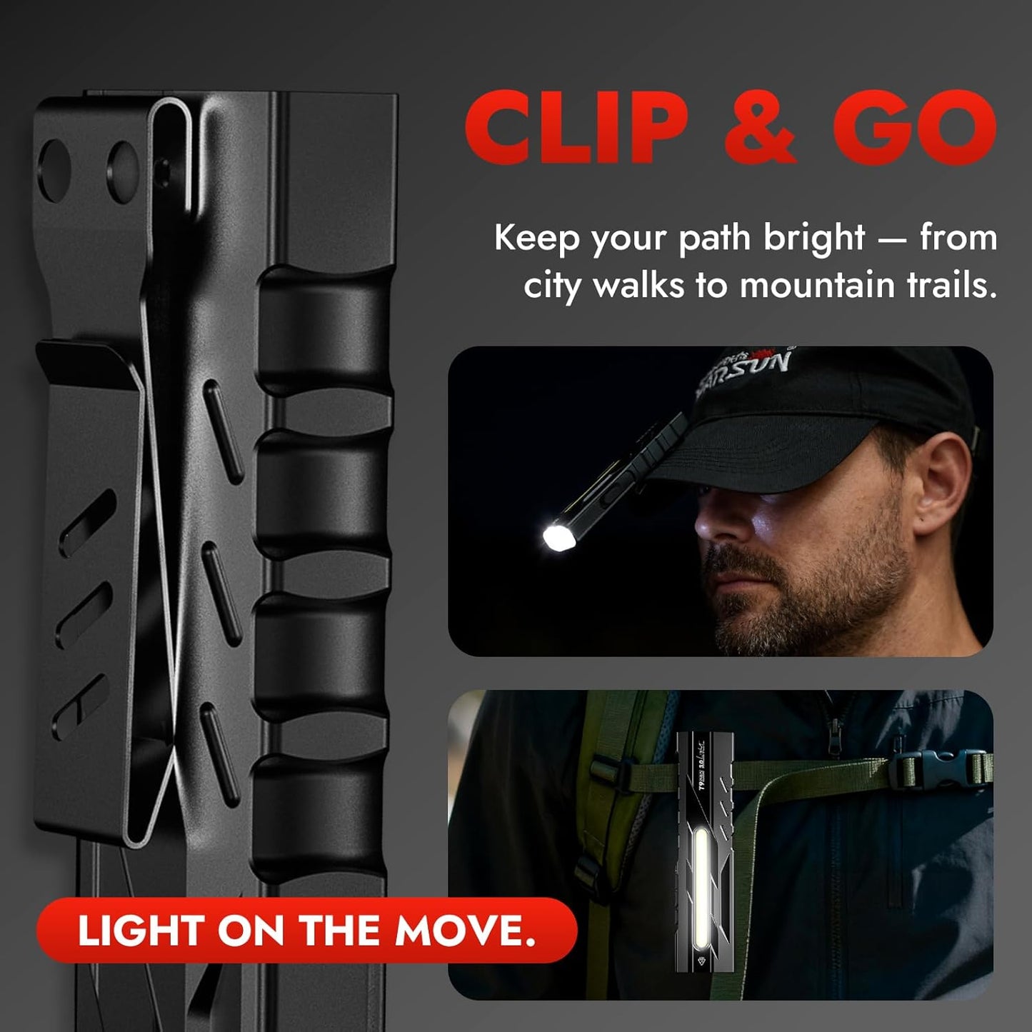 T9-Pro Rechargeable EDC Flashlight