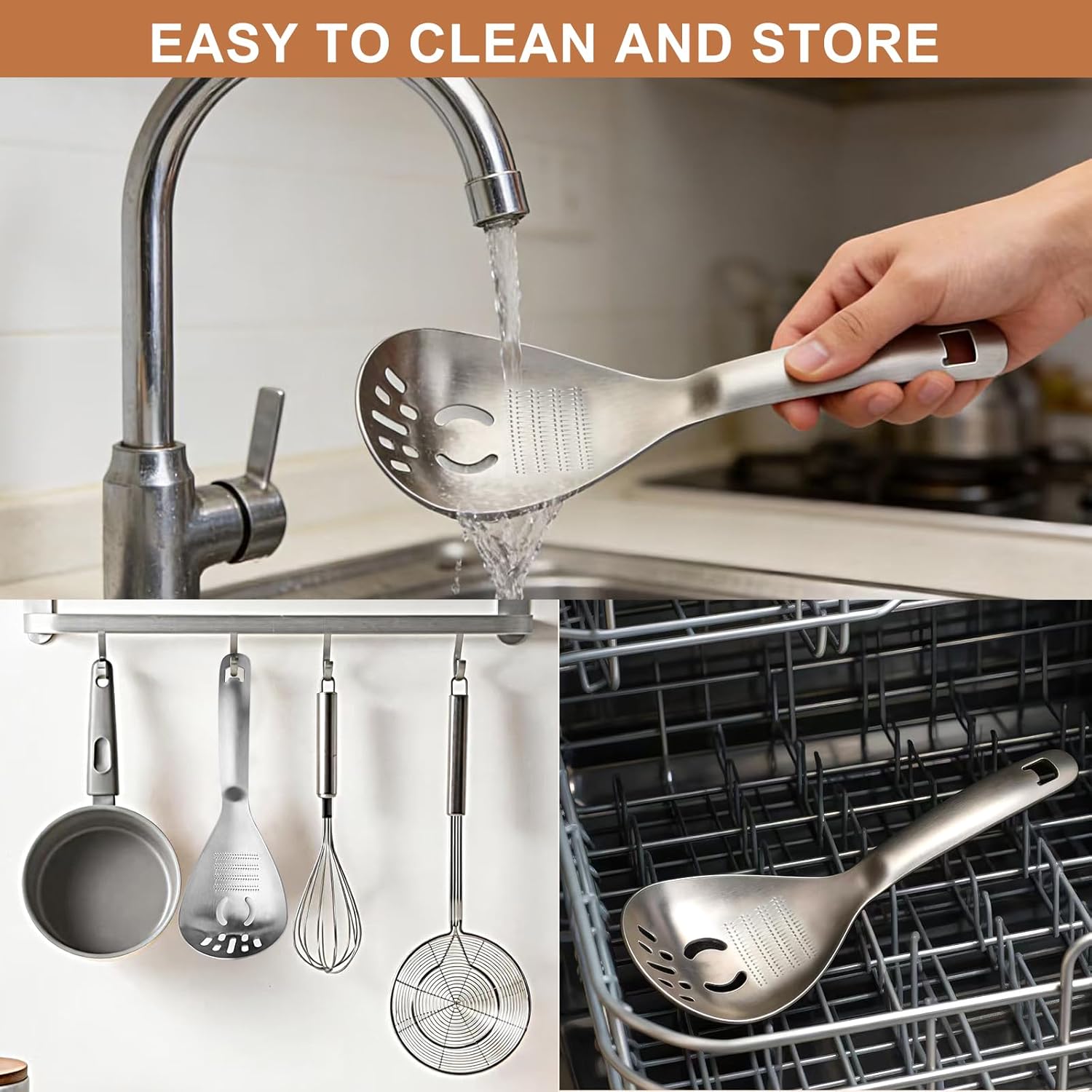 304 Stainless Steel Multi‑Purpose Kitchen Spoon 🥄 - image 6