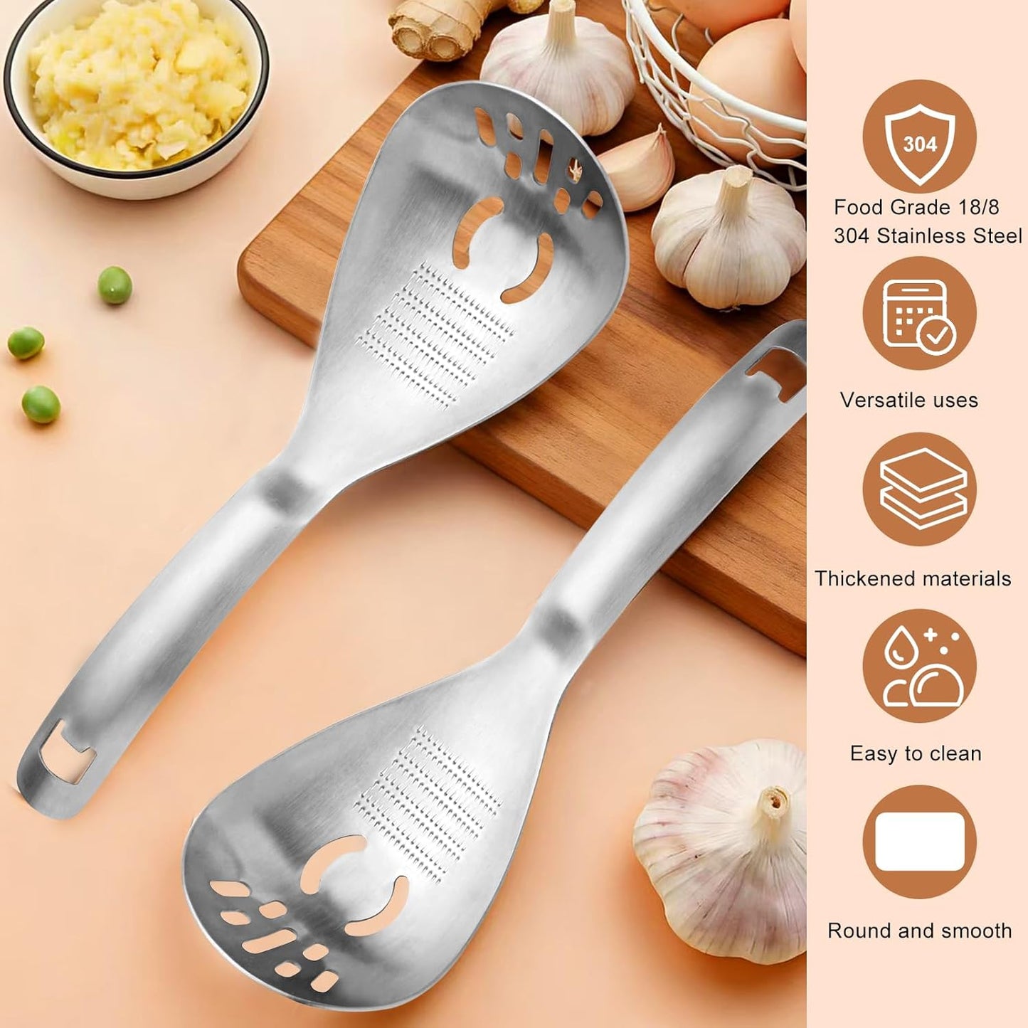 304 Stainless Steel Multi‑Purpose Kitchen Spoon 🥄 - image 5