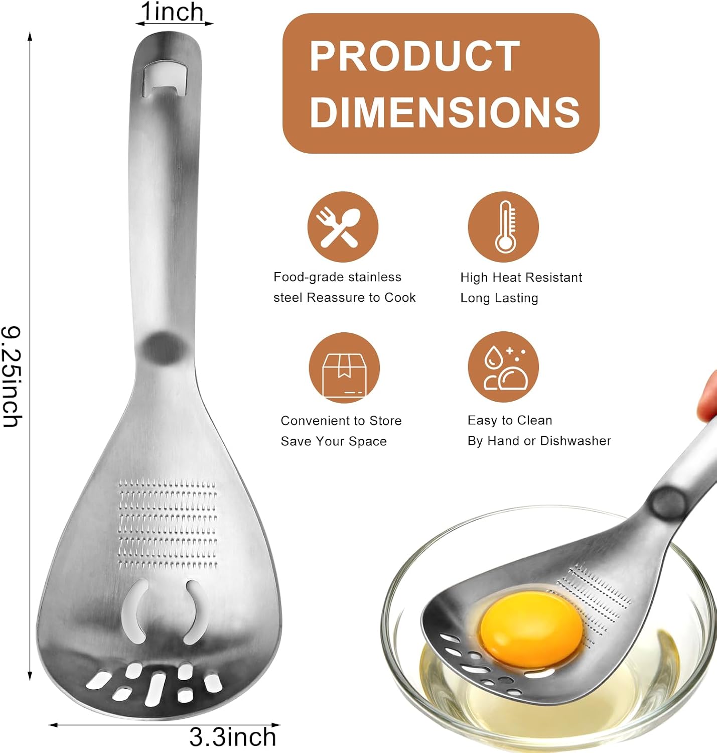 304 Stainless Steel Multi‑Purpose Kitchen Spoon 🥄 - image 10