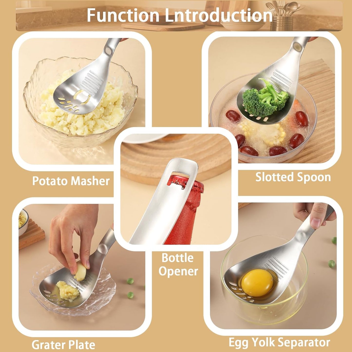 304 Stainless Steel Multi‑Purpose Kitchen Spoon 🥄 - image 9