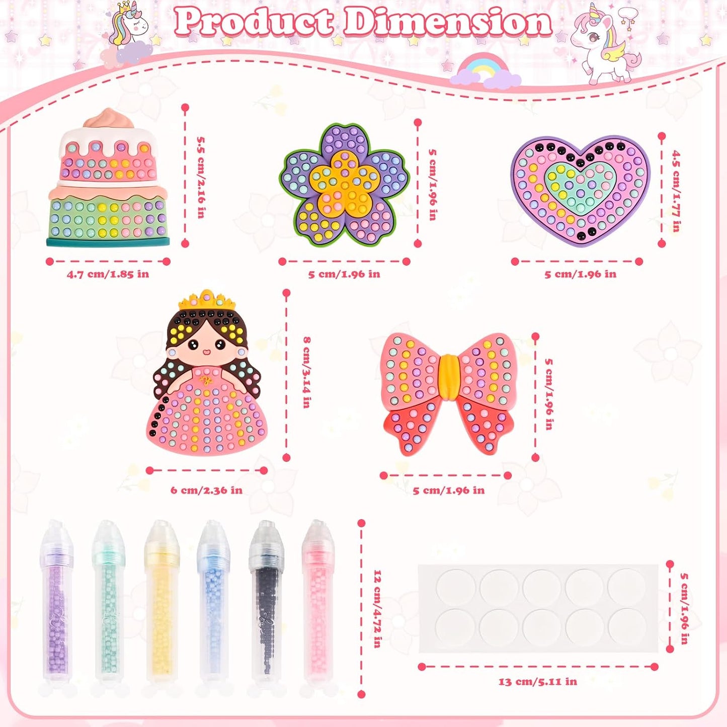 DIY Bead Art & Mosaic Kit for Kids
