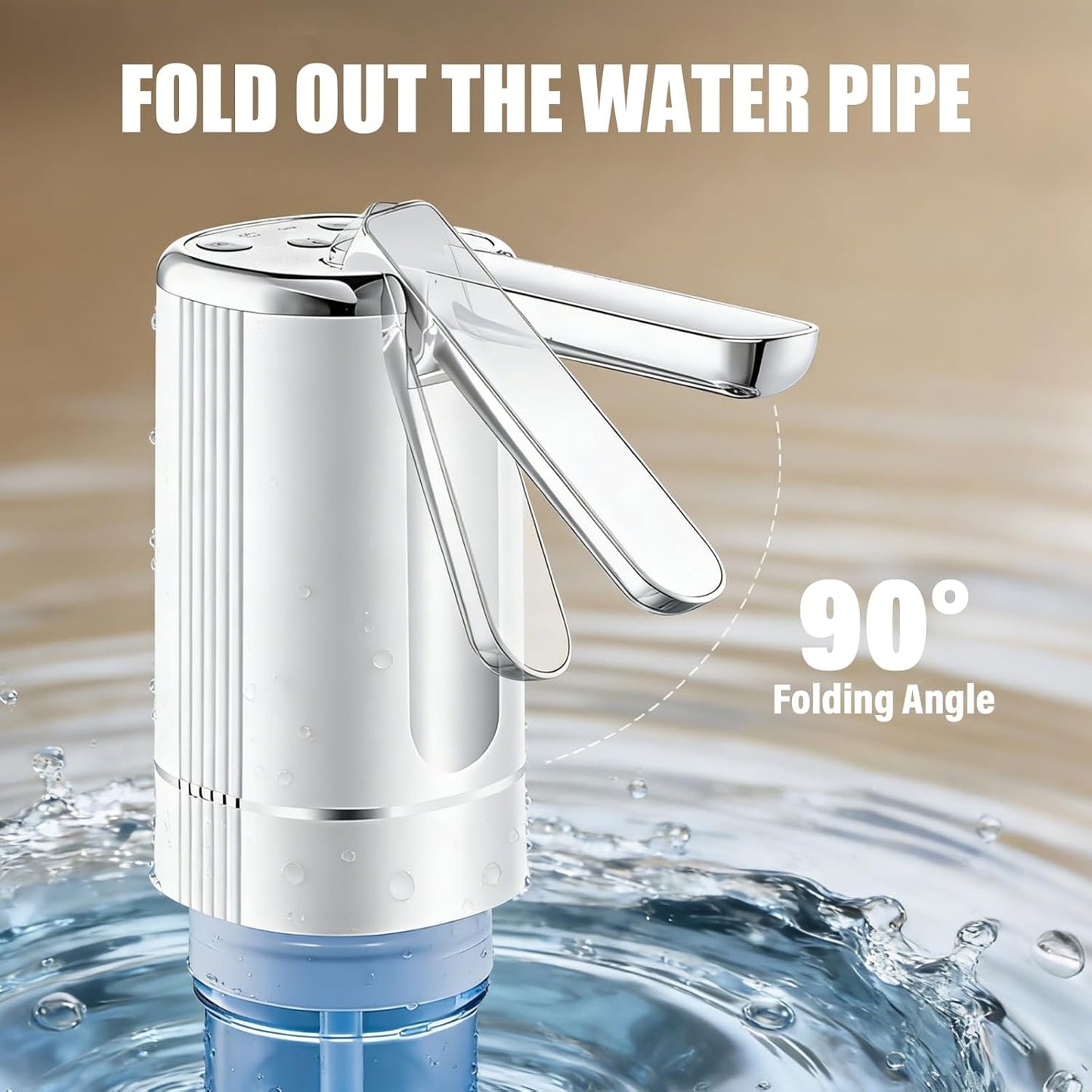 Tyiiplus™ Cordless USB-C Water Bottle Pump