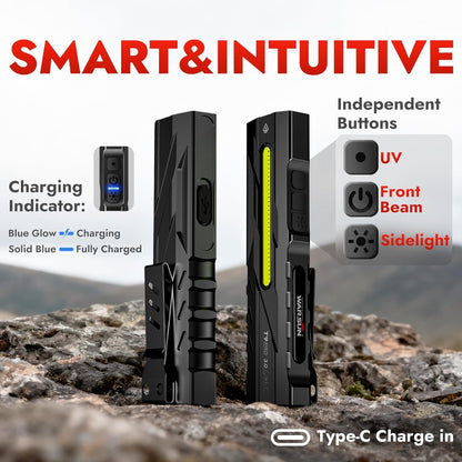 T9-Pro Rechargeable EDC Flashlight