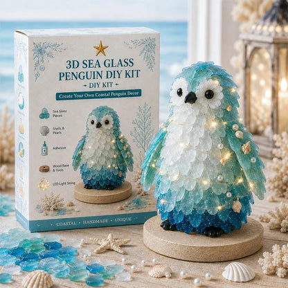 🌊✨ DIY 3D Sea Glass Art Kit – Beginner-Friendly, No Experience Needed | Coastal & Christmas Collection