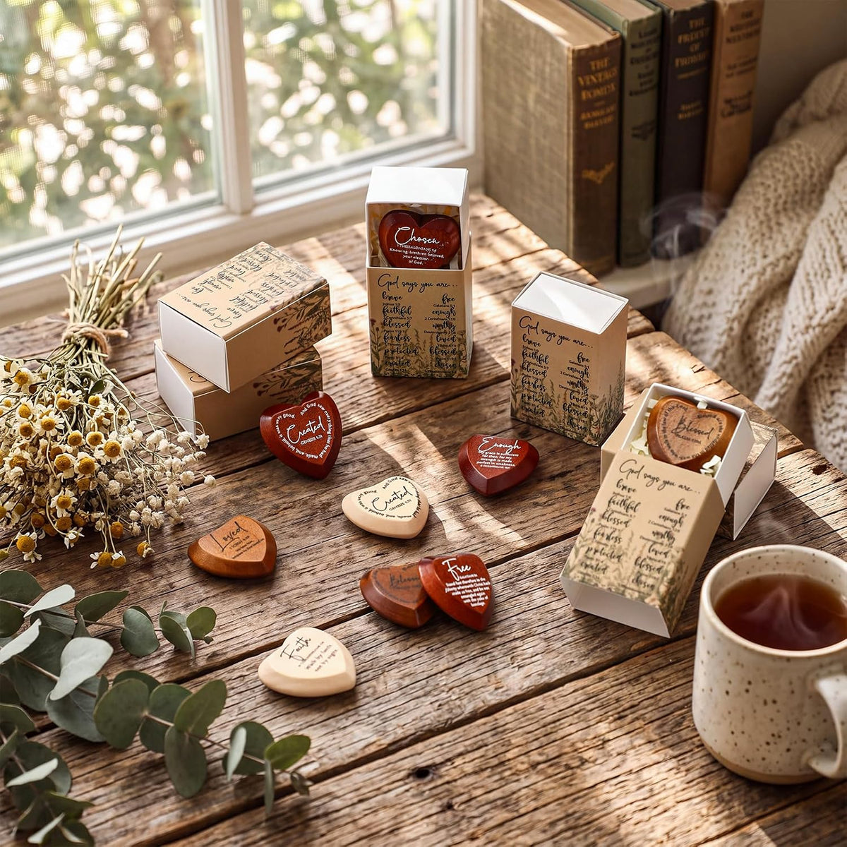 ✝️🎁Christian Pocket Heart Gift Set (Set of 12)
