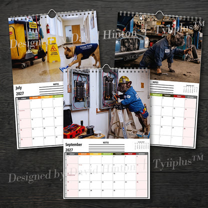 🐶 French Bulldogs Working 2027 Calendar