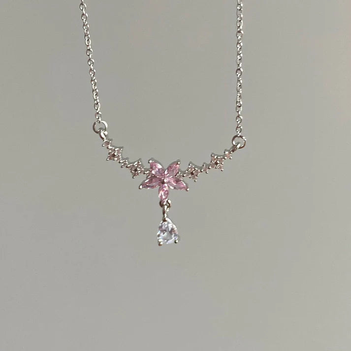 Bridgerton Inspired Floral Necklace