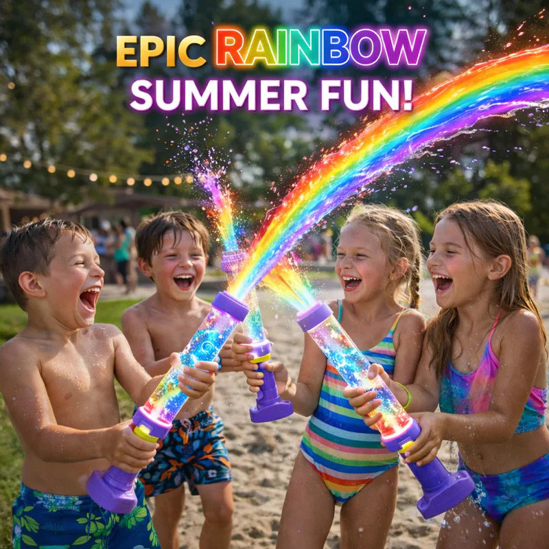 LED rainbow water gun