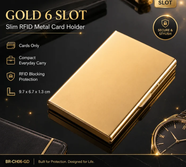 Tyiiplus™ RFID Blocking Metal Card Holder
