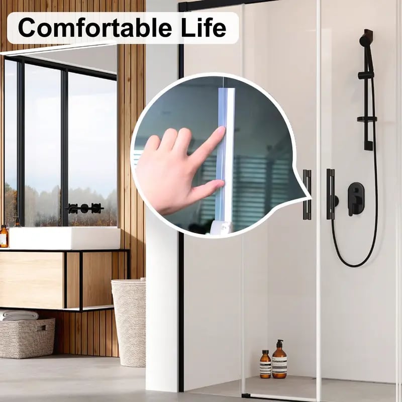 16.4 ft Door Weather Stripping | Adhesive Draft Stopper Seal Strip for Doors, Windows & Shower Doors
