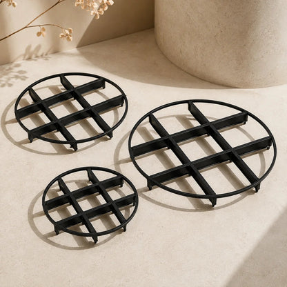 🪴3PCS Root-Saving Raised Pot Stand – Better Airflow, Faster Drainage & Cleaner Floors