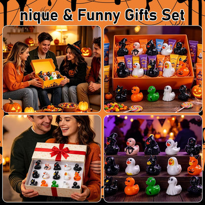 🎃 50PCS Mini Halloween Ducks – 15 Spooky-Cute Styles
