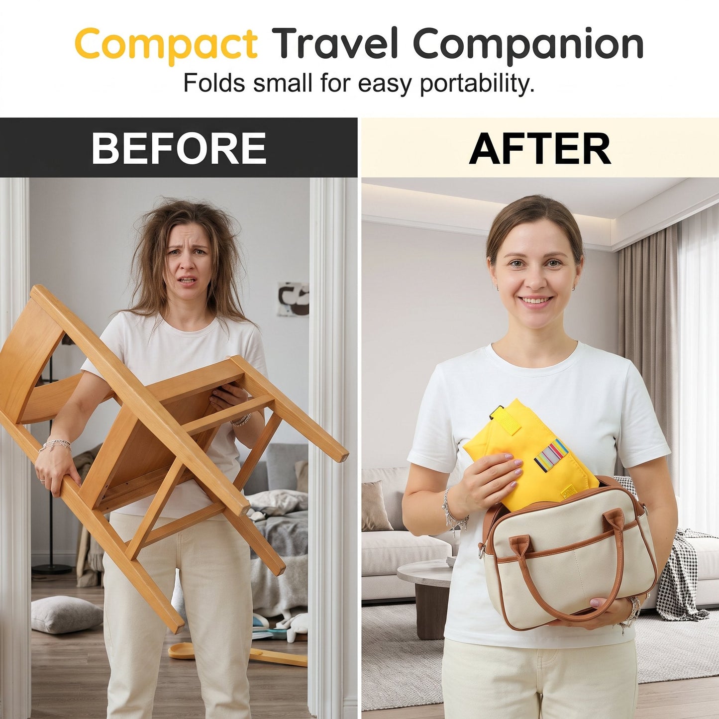 👶 Portable Baby Seat Harness – Turn a Chair Into a Baby Seat