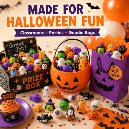 🎃 30PCS Halloween Mochi Squishy Toys