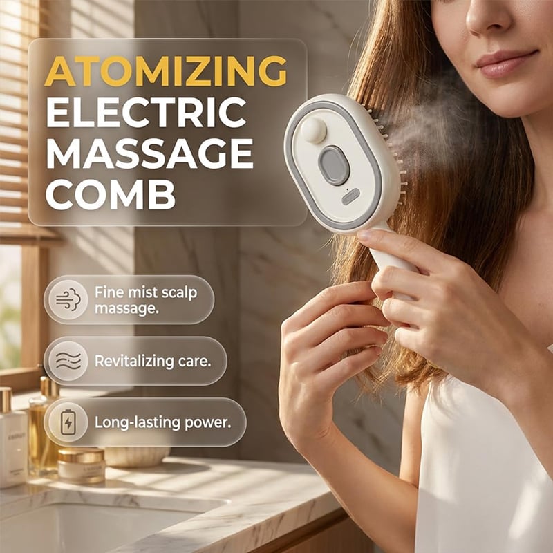 🔥2026 Electric Steaming Massage Hair Care Brush