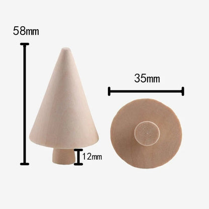 🎄🎨 DIY Wooden Christmas Tree Set — ✨ Color Your Christmas Your Way