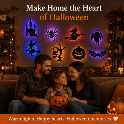 🎃Halloween HOT SALE 49% OFF 👻 Halloween LED Silhouette Wall Light Stickers