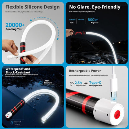 LED Flashlight Stick -🔋Extra-long battery life -7 hours⌛