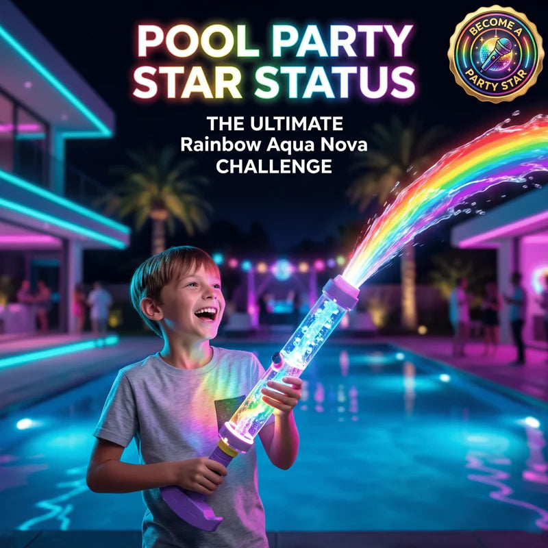 LED rainbow water gun