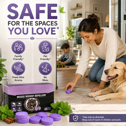 Natural Pest & Rodent Repellent Pucks | Long-Lasting Plant-Based Formula | 12 Piece