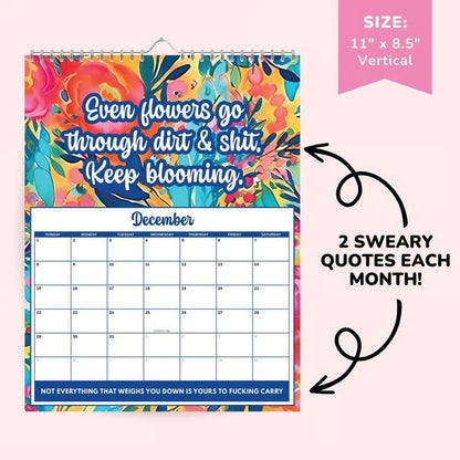 2027 Sweary Mental Health Calendar