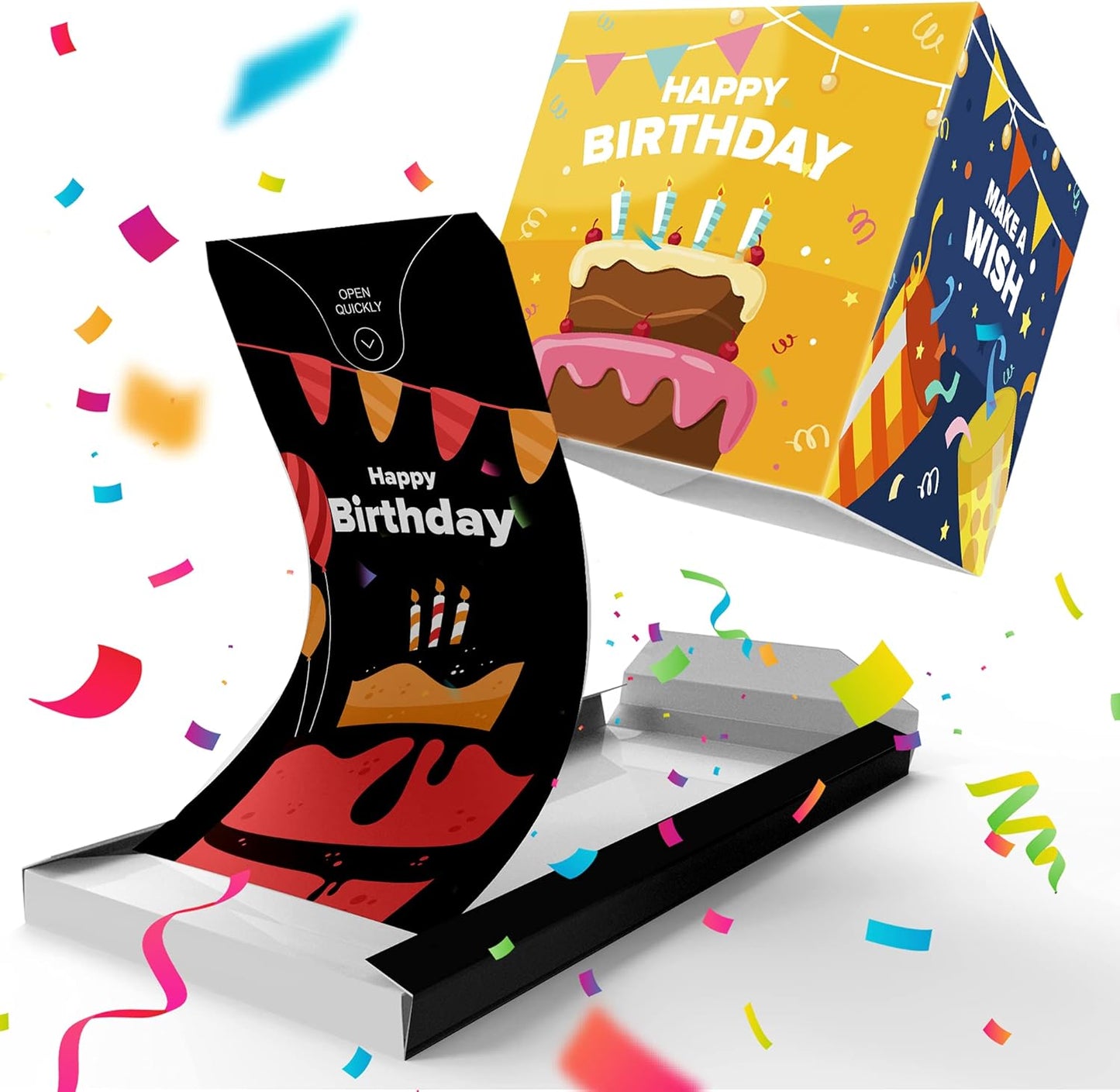 ✨Exploding Confetti Surprise Card – Pop-Up Joy in Every Envelope 🎄✨