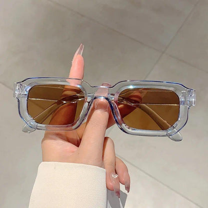 🕶️🔆Vintage Rectangle Frame Sunglasses for Men & Women with UV400 Protection