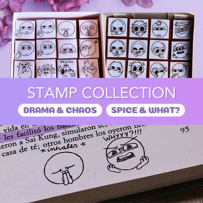 Doodly Stamps Collection-Finally, a way to mark your books without having to draw