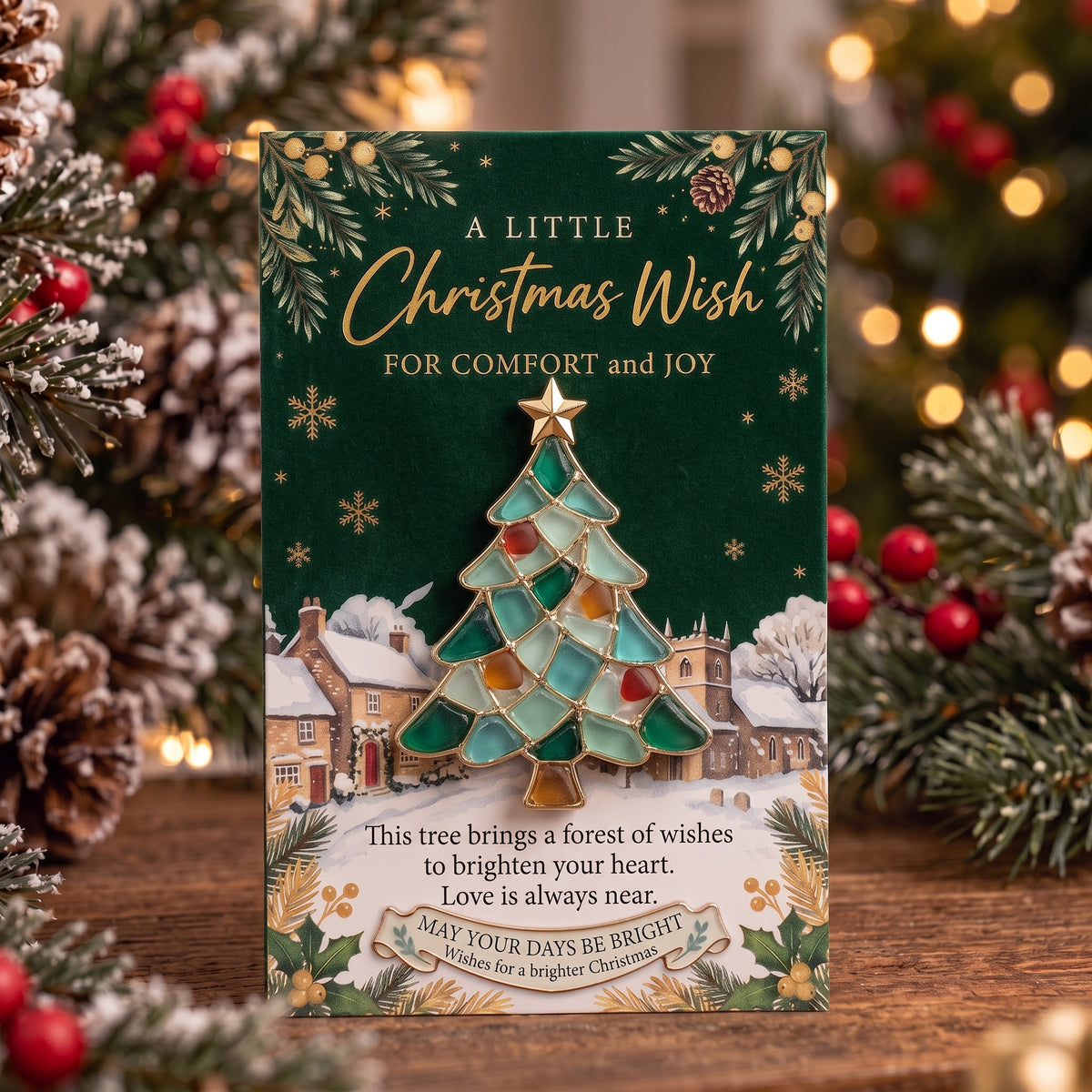 A Little Christmas Hug – A Keepsake Card with a Detachable Mini Ornament
