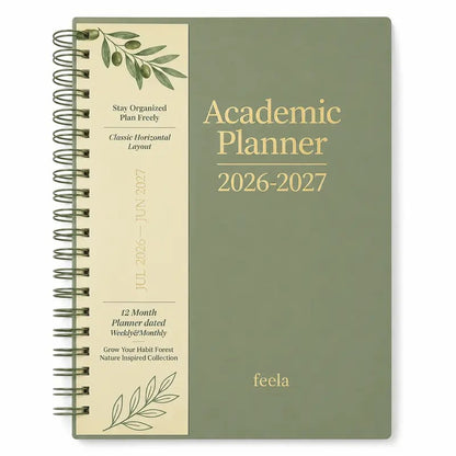 🧑‍🏫📔Shuttle Art Academic Year Planner | July 2026- June 2027, Growth Tree Design For School year(📦Buy 2 Free Shipping)