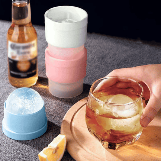 🧊 3-Pack Ice Ball Maker Moulds - For Whiskey, Cocktails, Bourbon