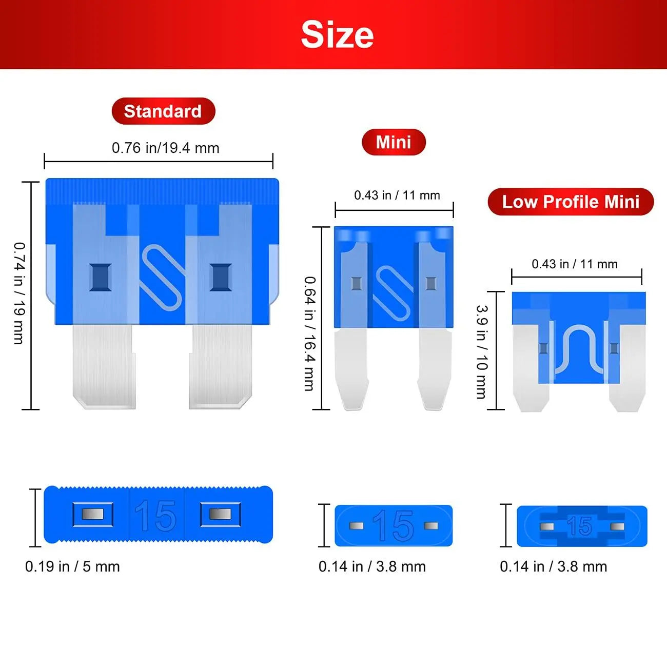 🚗 306PCS Car Blade Fuse Assortment Set
