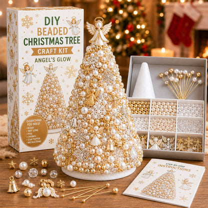 🎄✨ DIY Beaded Christmas Tree Craft Kit