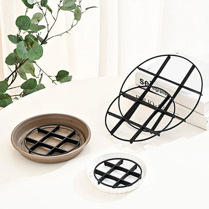🪴3PCS Root-Saving Raised Pot Stand – Better Airflow, Faster Drainage & Cleaner Floors