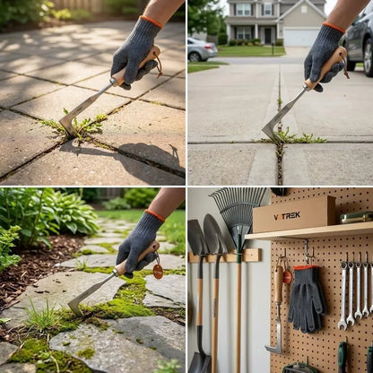 2026 Upgraded Crack Weeder Tool – Pull Weeds From The Root, Not The Leaves