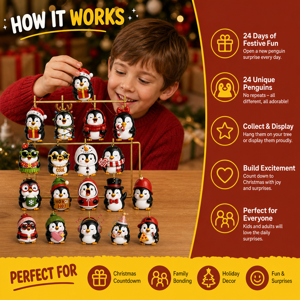 24-Day Penguin Advent Calendar 🐧🎄