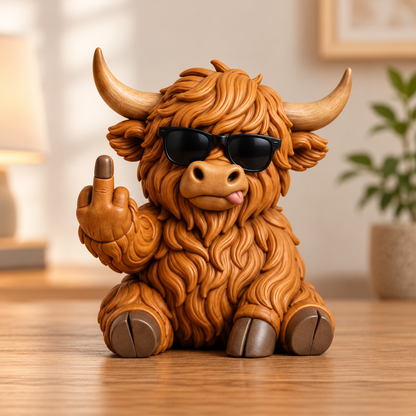🖕 Grumpy Middle Finger Animal Figurines – Funny Desk Decor & Gifts