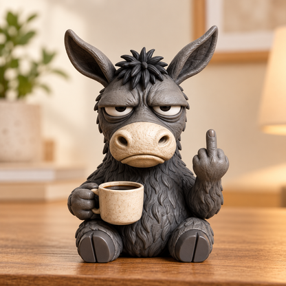 🖕 Grumpy Middle Finger Animal Figurines – Funny Desk Decor & Gifts