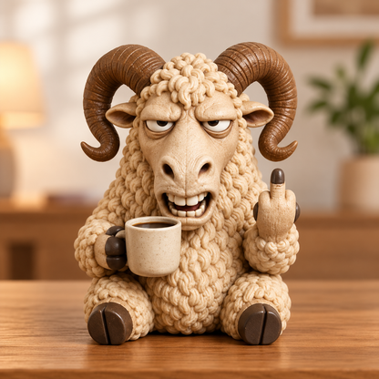 🖕 Grumpy Middle Finger Animal Figurines – Funny Desk Decor & Gifts