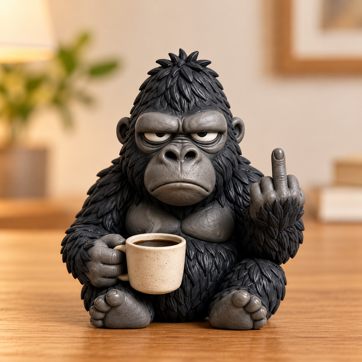 🖕 Grumpy Middle Finger Animal Figurines – Funny Desk Decor & Gifts