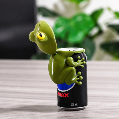 Fun Animal Can Cover | 3D-Printed Drink Can Dust Cover for Soda Cans, Parties, Camping & Fun Gifts