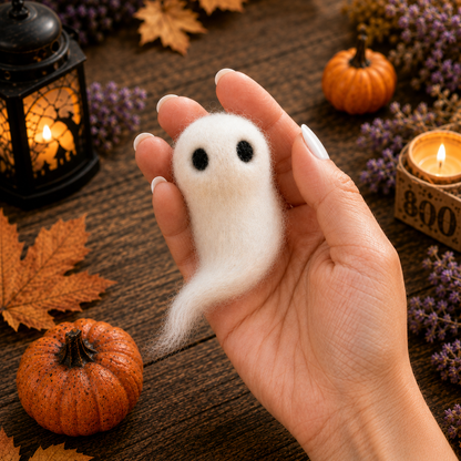 👻 Adopt A Little Felt Ghost Gift Box | Personalized Halloween Keepsake Gift Tin Set