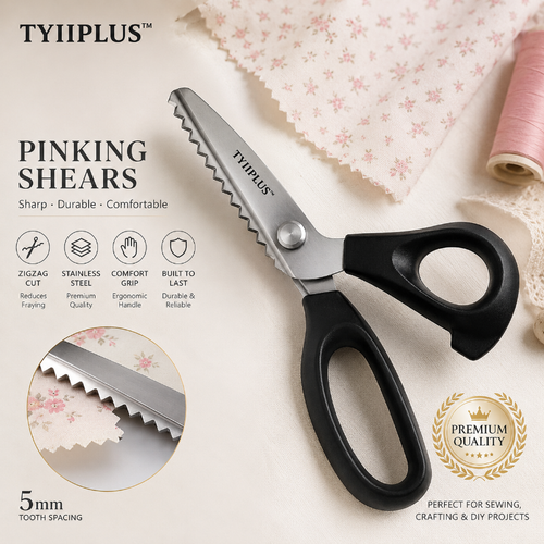 TYIIPLUS™ Stainless Steel Pinking Shears – 9.1