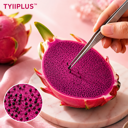 TYIIPLUS™ Dragon Fruit Slime Picking Sensory Toy with Tweezers – Reusable Stress Relief Fidget Toy for Adults & Teens