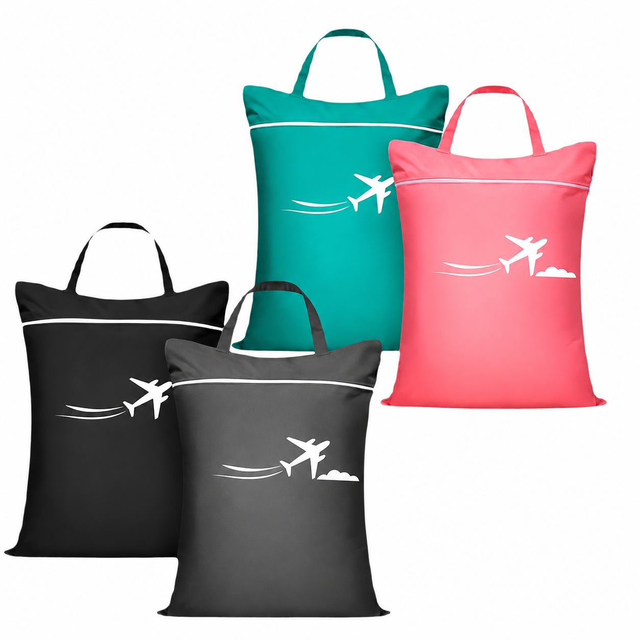 🧳Tyiiplus™ Large Waterproof Travel Laundry Bag - 2 Pack For Wet/Dry Separation 💧