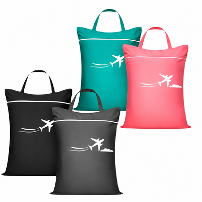 🧳Tyiiplus™ Large Waterproof Travel Laundry Bag - 2 Pack For Wet/Dry Separation 💧