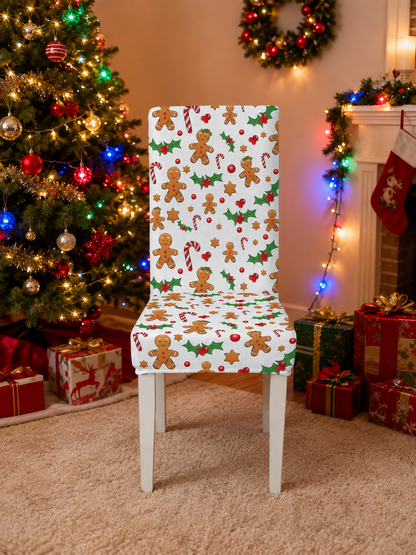 🎄Cartoon Printed Chair Covers for Living Room, Bedroom & Dining Room Decor