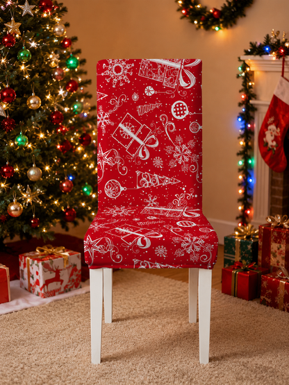 🎄Cartoon Printed Chair Covers for Living Room, Bedroom & Dining Room Decor