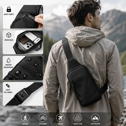 TYIIPLUS™ Anti-Theft Everyday Sling Bag – Lightweight Crossbody Travel Pack